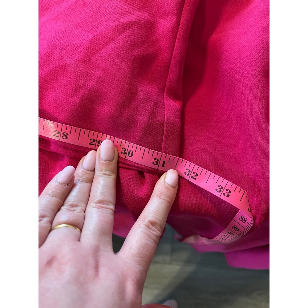 NWT Gabrielle Union NY&C Ultra Wide Leg Pink Plunge Neck Jumpsuit Plus Size XXL - Picture 10 of 13